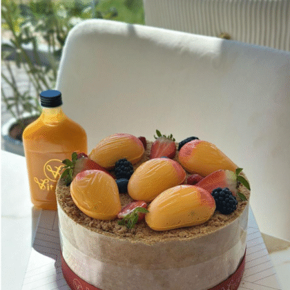 Mango Custard Cake